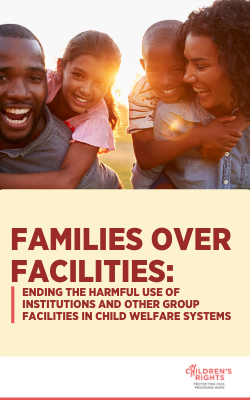 Families over Facilities report cover